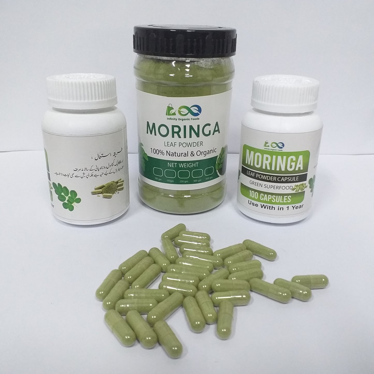 Moringa Powder 250Grams | Buy 1 Get 1 Free 100 CAPS | 100% Pure | Limited Time Offer