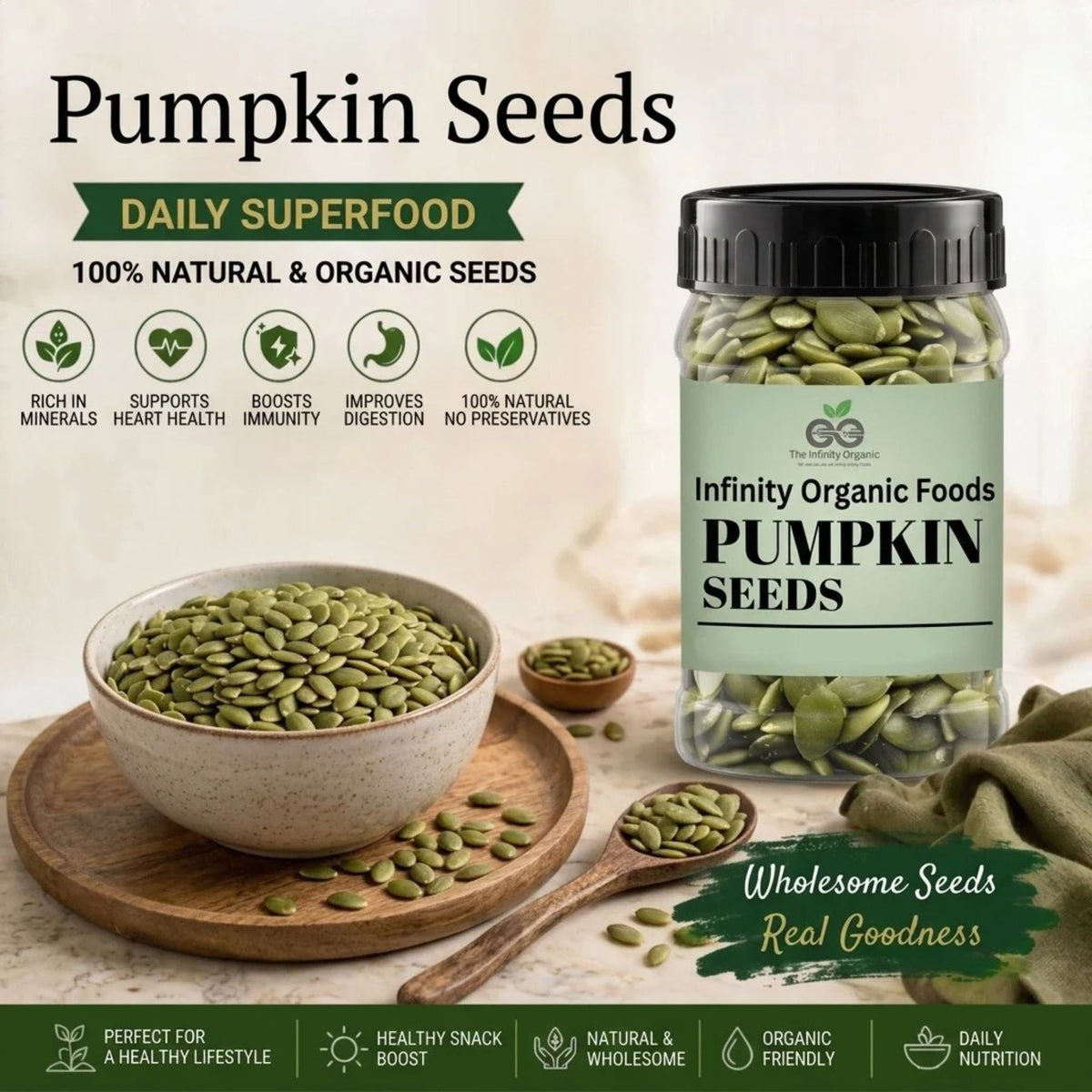 Organic Pumpkin Seeds