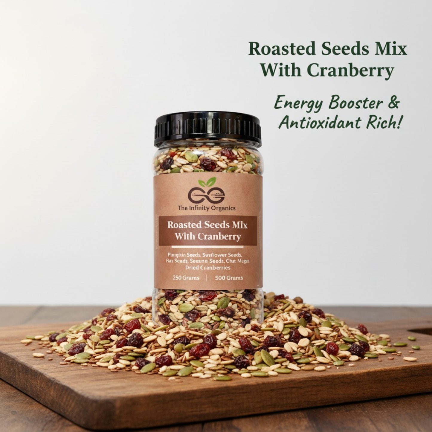 Cranberry Roasted Super Mix Seeds