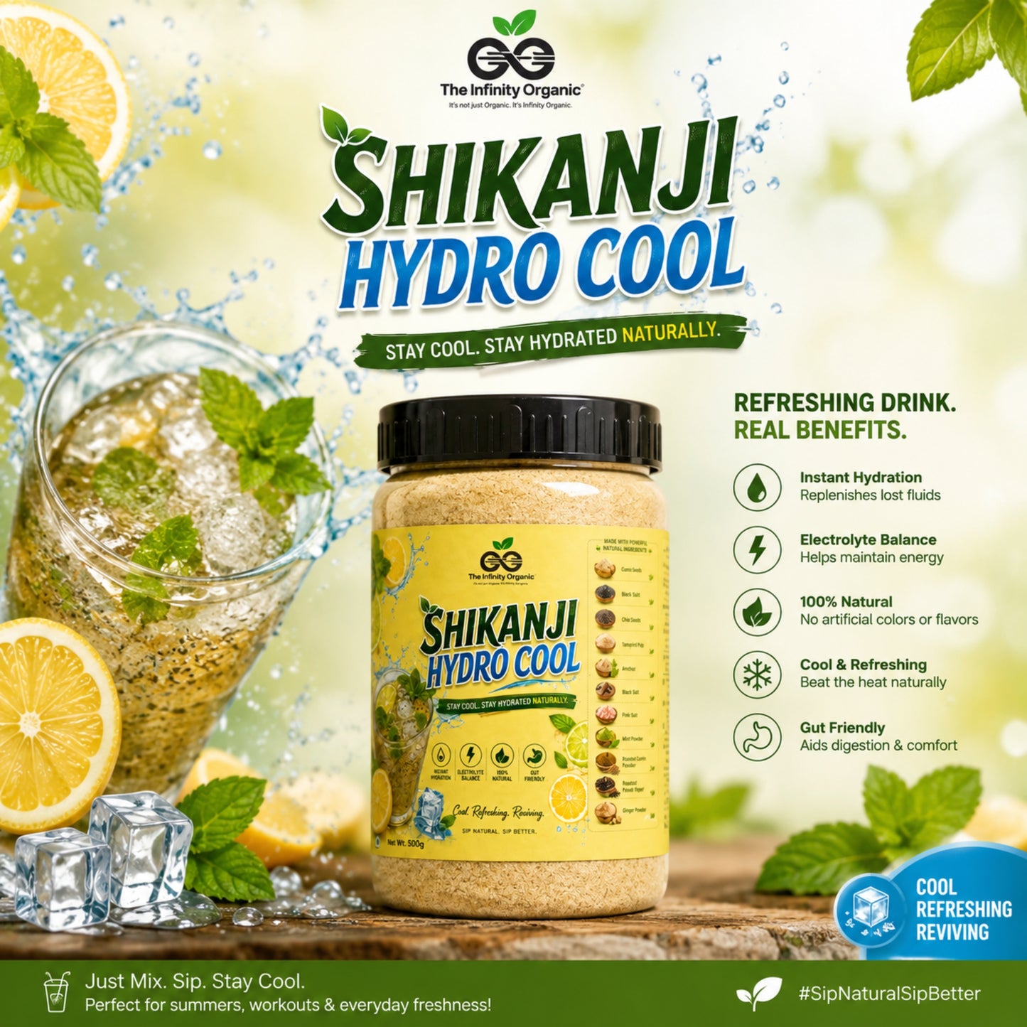 Shikanji Hydro Cool (Sugar Free)