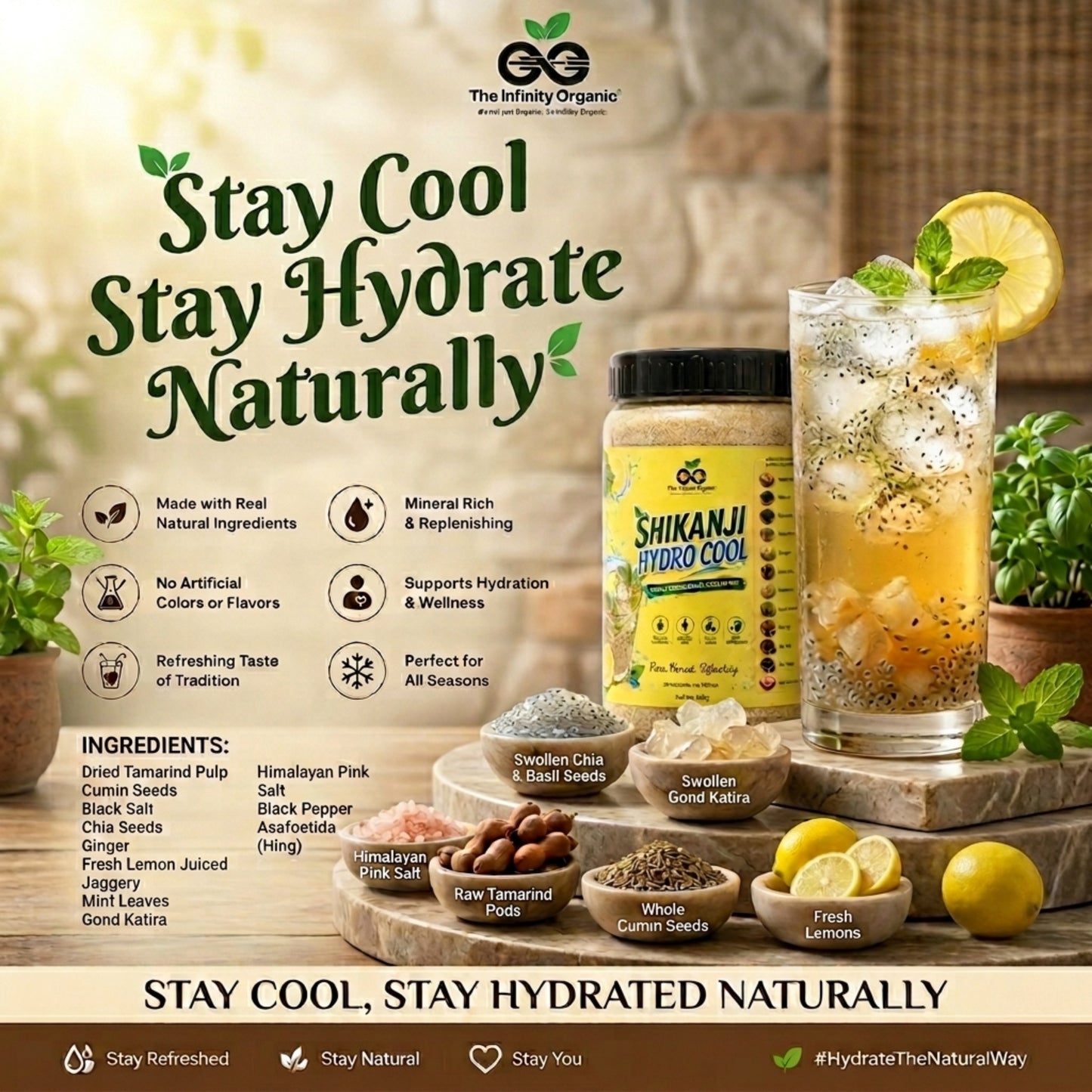 Shikanji Hydro Cool (Sugar Free)