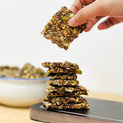Super Seed Crackers (Healthy Snack)