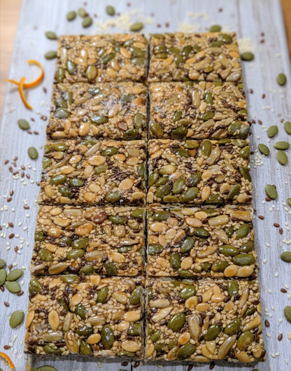 Super Seed Crackers (Healthy Snack)