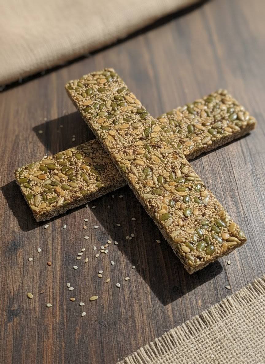 Super Seed Crackers (Healthy Snack)