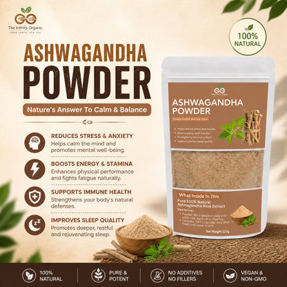 Ashwagandha Powder Best For Stress Relief & Better Saleep