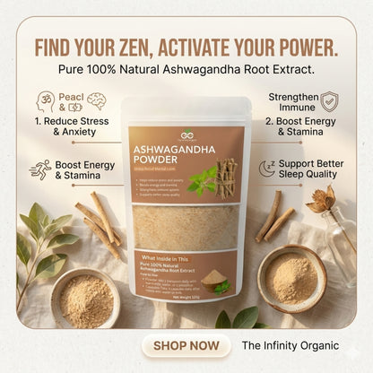 Ashwagandha Powder Best For Stress Relief & Better Saleep