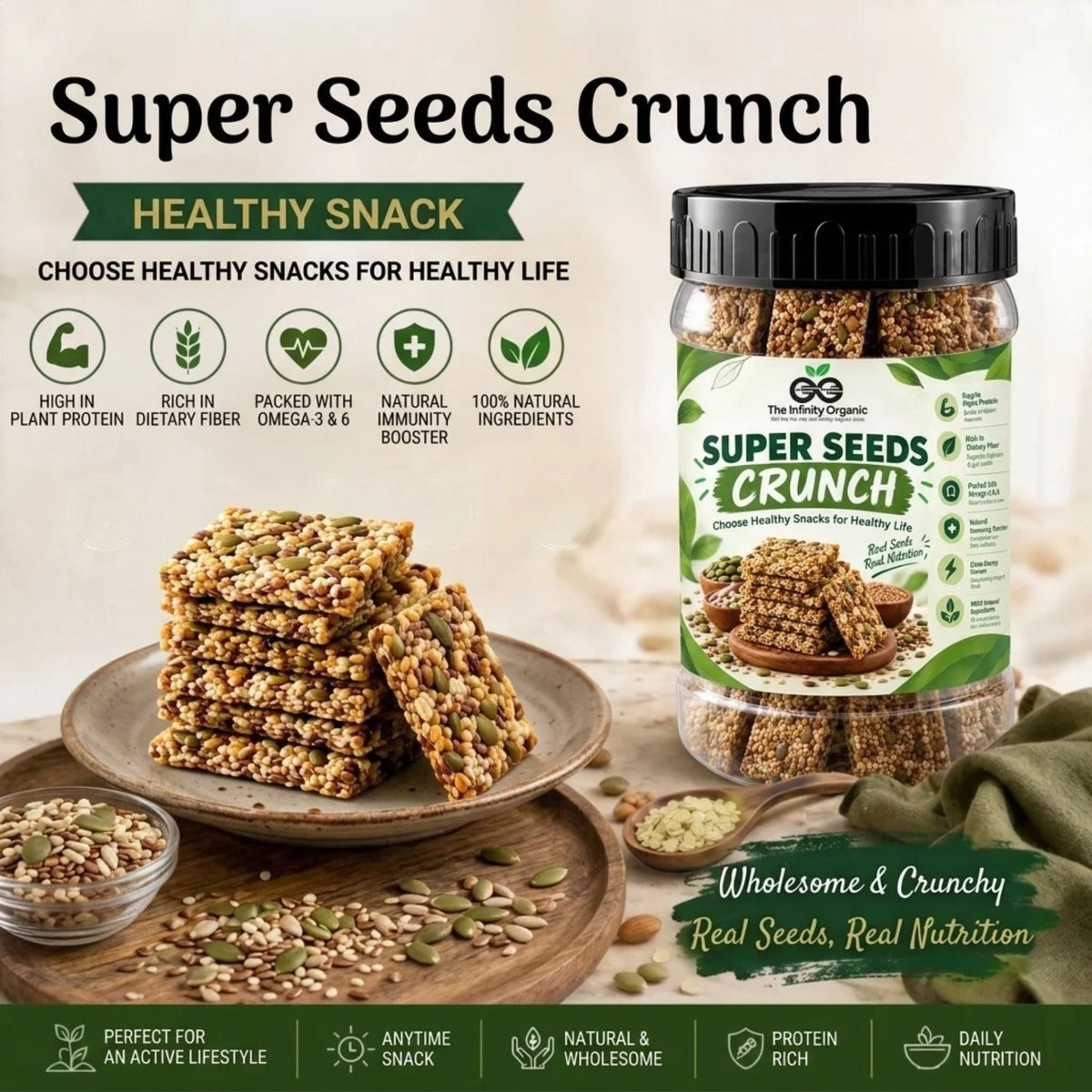 Super Seeds Crunch | Healthy Seed Snack