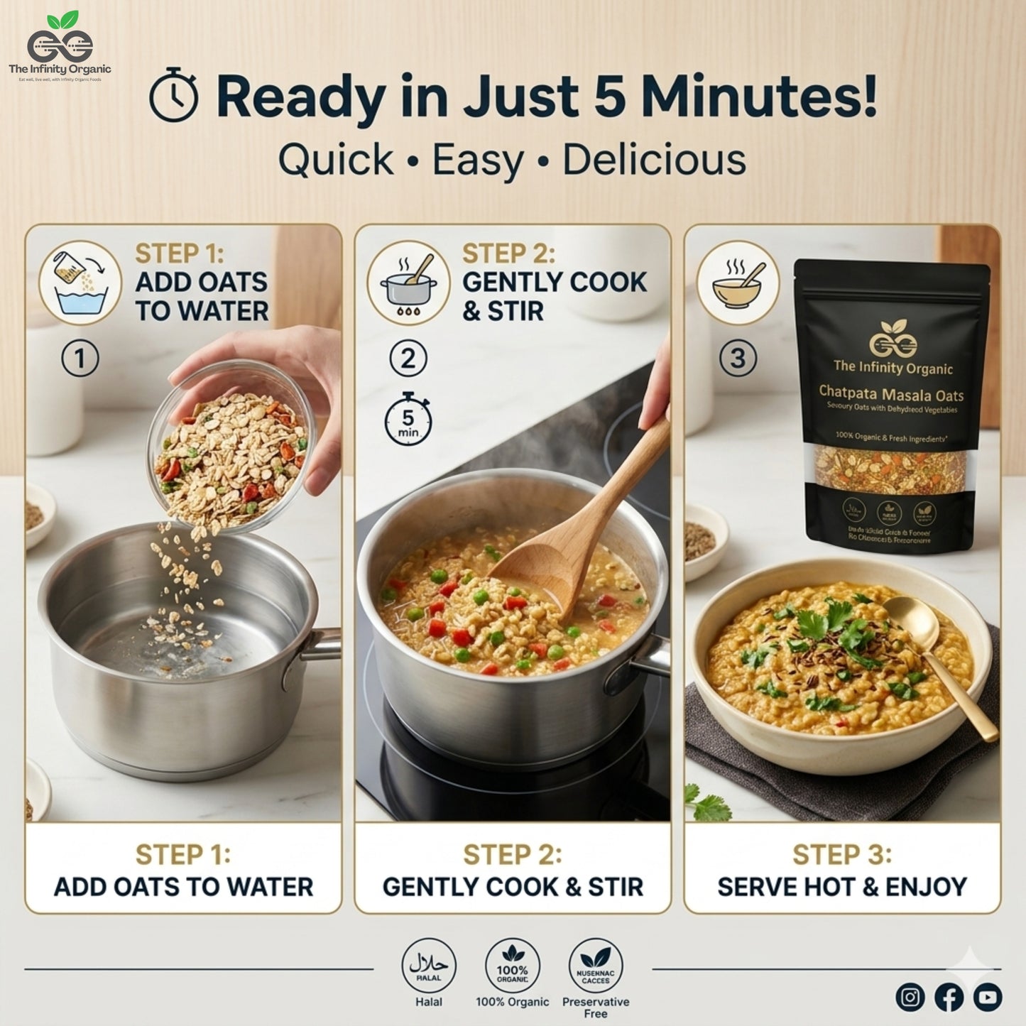 Chatpata Masala Oats