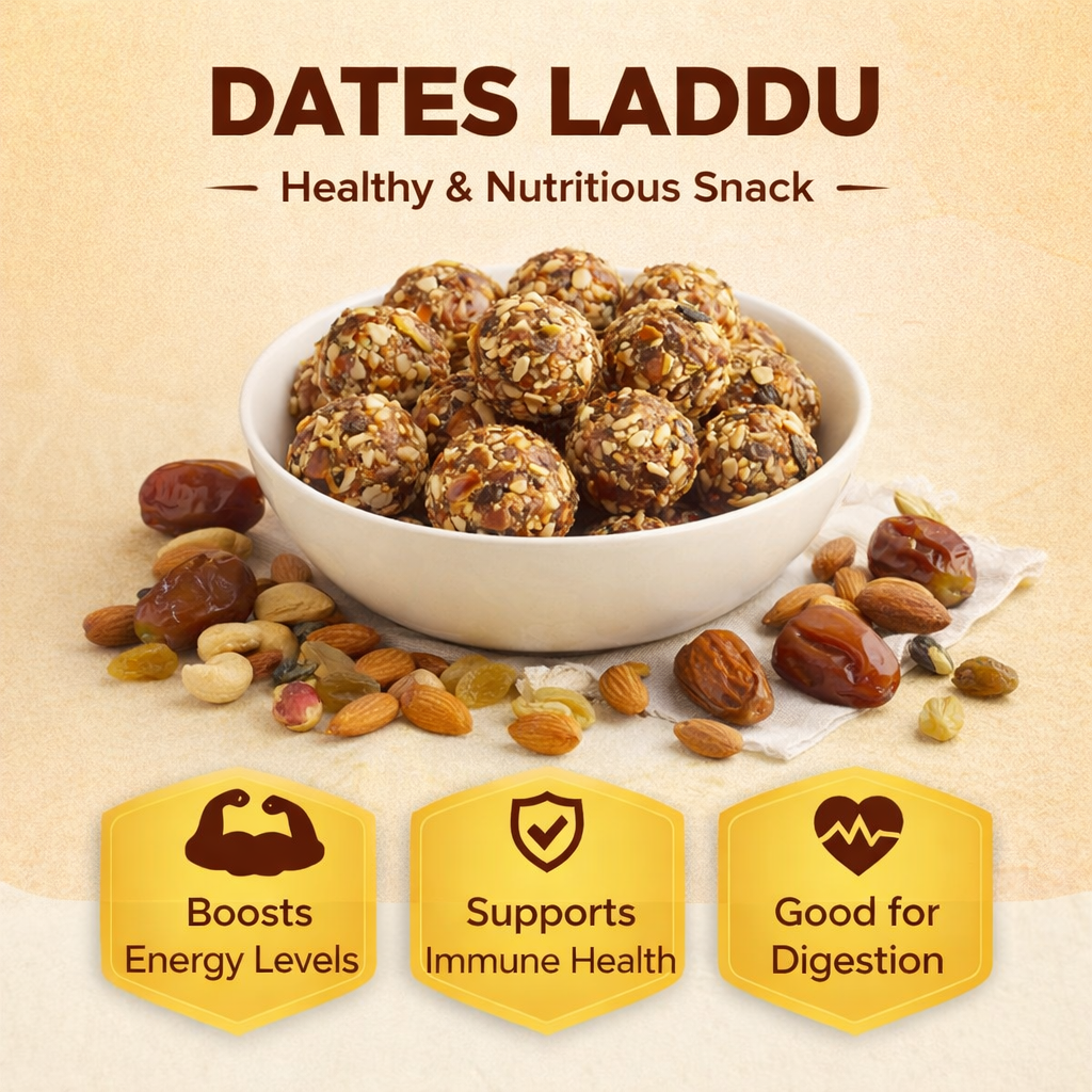Oats With Nuts & Dates Ladu (Ramzan Special )