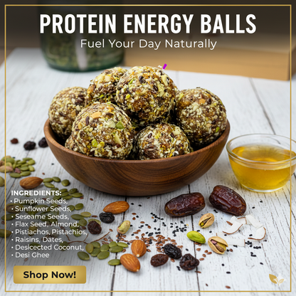 Dates Ladu (Protein Energy Balls)