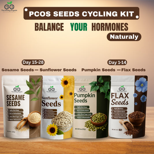 PCOS Seed Cycling 4 Seeds Package