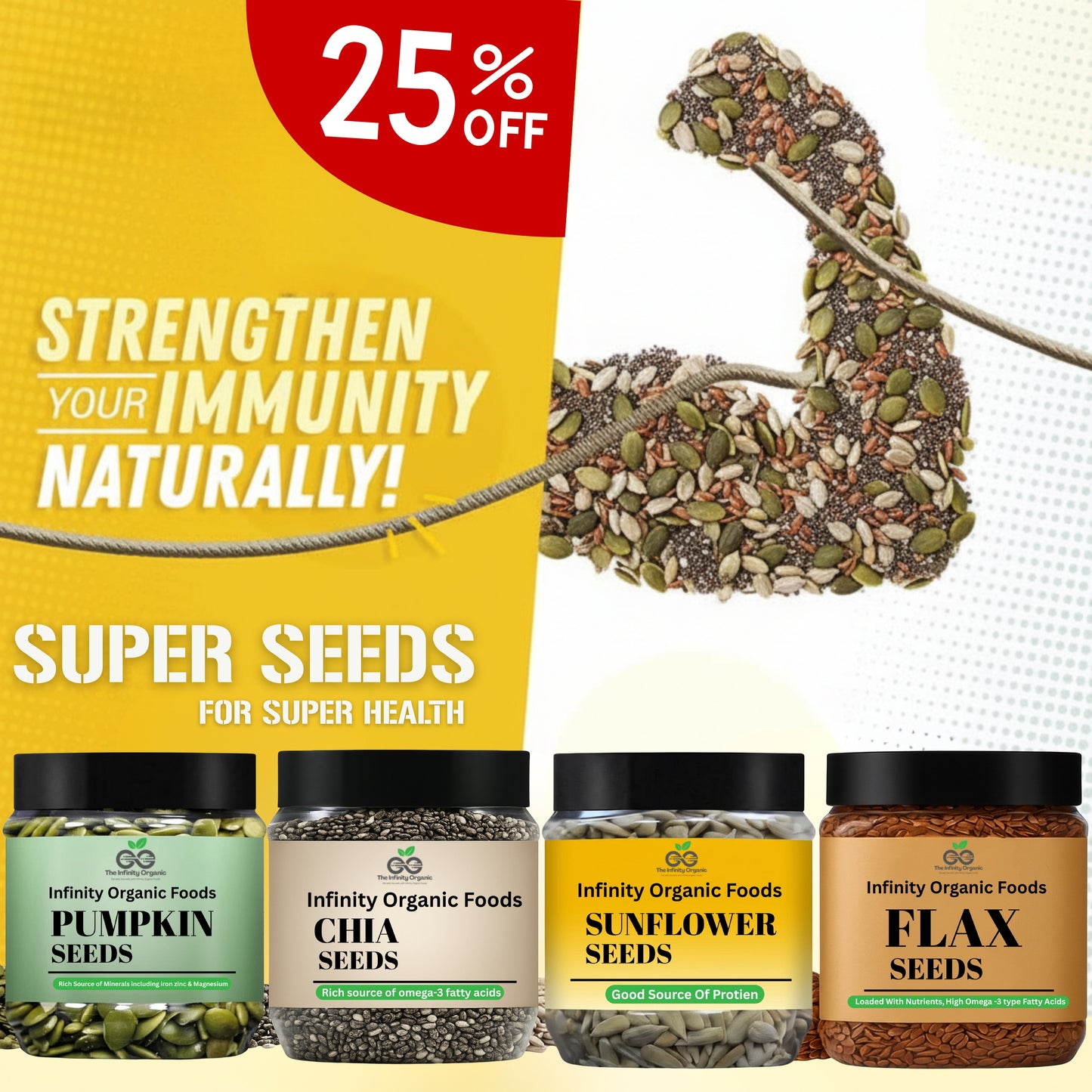 Organic Super Seeds For Super Health