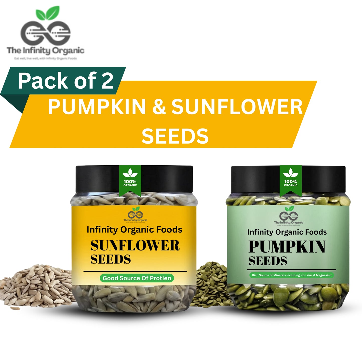Pumpkin and Sunflower Seeds -Excellent Source Of Nutrients