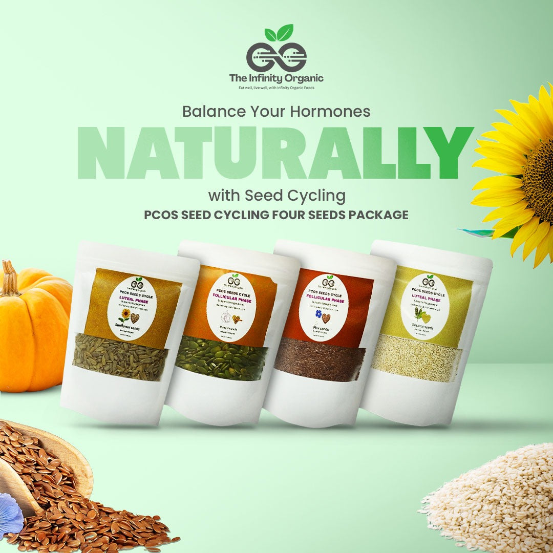 PCOS Seed Cycling 4 Seeds Package