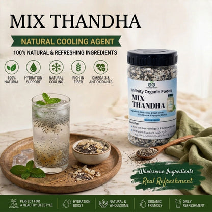 Mix Thandha (Tragacanth Gum + Chia Seeds + Basil Seeds + Ispaghol Chilka)