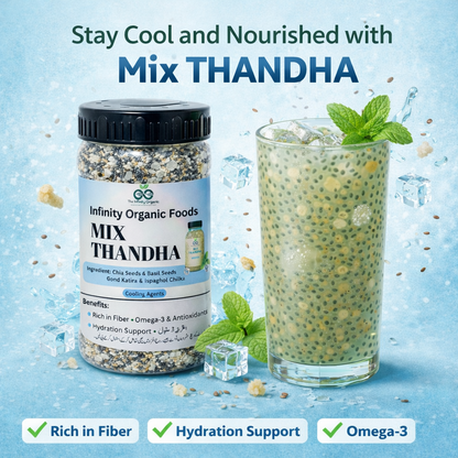 Mix Thandha (Tragacanth Gum + Chia Seeds + Basil Seeds + Ispaghol Chilka)