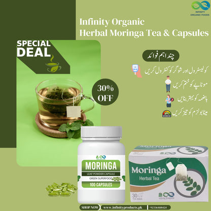 Pack of Moringa Capsules & Tea